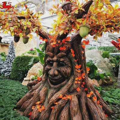 باغ بزرگ مجسمه گیاهی Animatronic تزئین پارک درخت سخنگو برای فروش