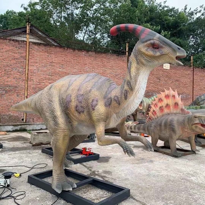 Certificación realista de la FCC de Jurassic Park del dinosaurio animatronic del silicón