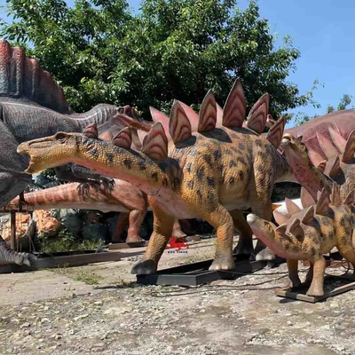 Trambolin Parkı İçin Suya Dayanıklı Açık Yaşam Boyu Dinozor Heykelleri