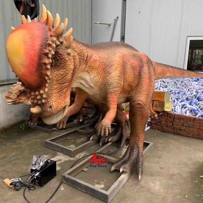 Pachycephalosaurus Jurassic Park Dinosaures Intérieur Réaliste Regardant Dinosaures