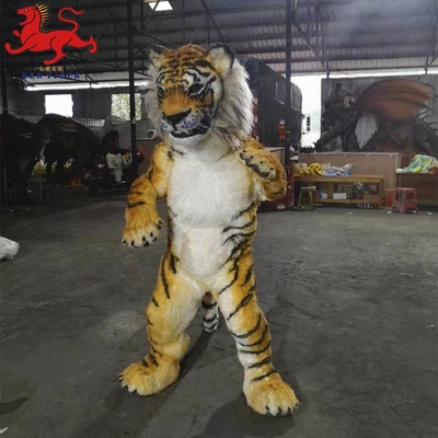 Performance Ealistic Adult Tiger Costume ขนาดวัยเยาว์ที่ปรับแต่งได้
