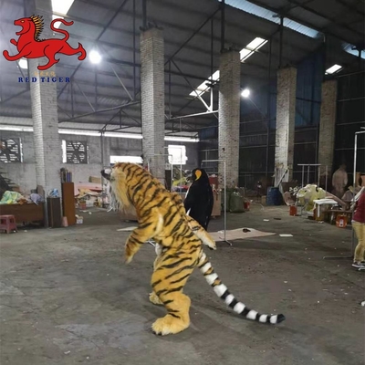 Kundengebundener Infrarot-Sensor realistischer Tiger Costume Suit für Thema-Partei-Miete