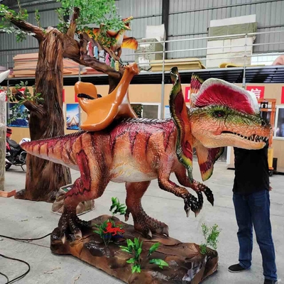 Realistyczny Dilophosaurus Dinosaur Animatronics Na Sprzedaż Kolor Dostosowany