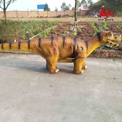Passeio de dinossauro animatrônico com controle remoto à prova de vento para parque temático