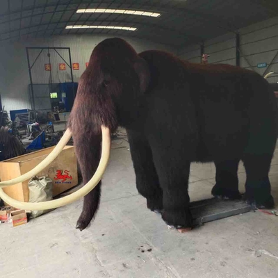 Προσαρμοσμένο μέγεθος Ρεαλιστικό Animatronic Animals Model Mammoth Ηλικία ενηλίκων
