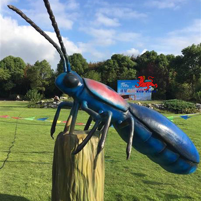 Insecte Animatronic de Redtiger, mouche Animatronic réaliste pour le parc d'attractions