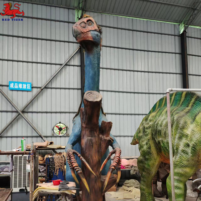 Dinosauro artificiale personalizzato a forma di dinosauro Animatronic realistico fatto a mano da 3 m