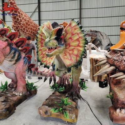 Theme Park Dinosaur Park Rides, sztuczne spacery z dinozaurami