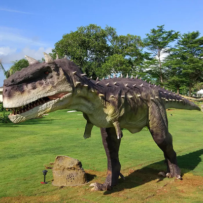 Parco a tema Dinosauro Animatronic realistico Carnotaurus con movimento e personalizzazione del suono