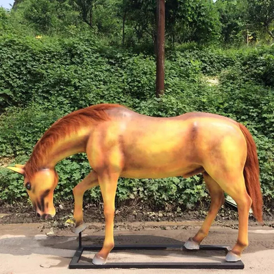 Statua della mucca della vetroresina Sculture animali della vetroresina a grandezza naturale