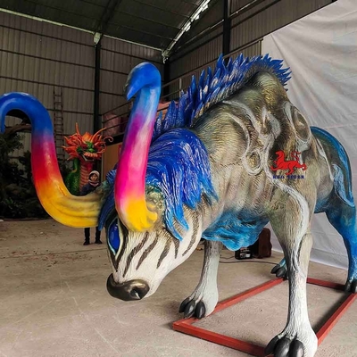 Créatures chinoises mythiques de capteur d'animatronique infrarouge de parc à thème - Fei