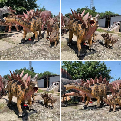 Dinosaurio Animatronic realista de tamaño natural al aire libre de impermeabilización para el parque del trampolín
