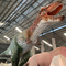 Große realistische animatronische Dinosaurier-T-Rex-Dinosaurier-Statue und Spielplatz