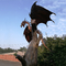 Erlebnispark 3D kundenspezifisches West-Dragon Fiberglass Dinosaur Statues