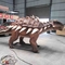 アニメ化された現実的なアニマトロニクス恐竜の等身大のアンキロサウルス タイプの恐竜