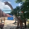 Реалистичная аниматронная модель Диплодока в парке развлечений динозавров