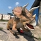 Exposições temáticas do Jurassic World Dinosaur Dinossauro Animatrônico realista Modelo Triceratops