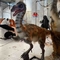 Gerçekçi Gerçekçi Animatronik Dinozor Eğlence Parkı Limusaurus Modeli