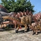 Statue di dinosauro a grandezza naturale all'aperto impermeabili per il parco del trampolino