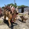 Wasserdichte lebensgroße Dinosaurier-Statuen im Freien für Trampolinpark