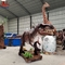 Modelo realista del tiranosaurio del parque temático de los dinosaurios de Jurassic Park para la exposición