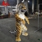 Taille adulte réaliste d'âge de la jeunesse de costume de tigre de représentation adaptée aux besoins du client