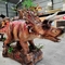 Jurassic World Dinosaur Realistis Animatronik Dinosaurus Taman Hiburan Theme Park Triceratops Model