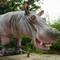 Animatronic nijlpaard, 4m nijlpaard op ware grootte voor pretpark