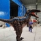 Buatan Tangan Kostum Dinosaurus Realistis Kaki Tersembunyi Kostum Raptor Manusia Hidup