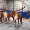 Outdoor Waterproof Life Size Elk Statue Usia Dewasa Dengan Suara Realistis