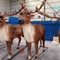Outdoor Waterproof Life Size Elk Statue Usia Dewasa Dengan Suara Realistis