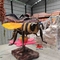 Modello di ape a grandezza naturale di animali animatronic realistici a colori