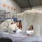 Realistic Animatronic Φυσικό Μέγεθος Polar Bear Προσαρμοσμένο Προσαρμοσμένο Διαθέσιμο 12 μήνες Εγγύηση