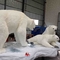 Realistico Animatronic a grandezza naturale Orso polare Personalizzato Disponibile 12 mesi di garanzia