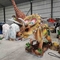 Il parco di divertimenti annunciato osserva il dinosauro che di lampeggiamento il triceratopo modella