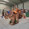 Indoor Animatronic Triceratops Mengendarai Dinosaurus Ukuran Disesuaikan