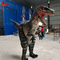 Traje de dinosaurio realista Velociraptor de tamaño natural para espectáculo de escenario