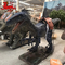 Hochwertiger realistischer animatronischer Dinosaurier-Fluchtraum Wandmontierter dekorativer Raptor-Dinosaurierkopf