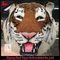 Type artificiel de tête de tigre réaliste animatronique fixé au mur