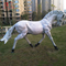 Statue in resina animale personalizzate Sculture di cavalli a grandezza naturale animatronic