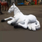 Produtos de fibra de vidro personalizados para jardim esculturas de animais em tamanho natural ao ar livre