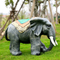 محصولات فایبر گلاس سفارشی باغ مجسمه های حیوانات اندازه واقعی در فضای باز