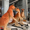 Canguru de animais animatrônicos realistas de 1,8 m para parque temático