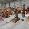 Cavaliers Animatronic de T Rex Dino, dinosaure adapté aux besoins du client de parc d'attractions