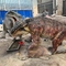 Горгонопс динозавра тематического парка реалистический аниматронный против скутозавра с движением и звуковой настройкой