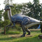 Dinosaurio animatrónico realista Parasaurolophus del parque temático con movimiento y sonido
