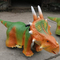 дистанционное управление езды динозавра 2м Аниматроник для тематического парка