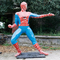 ガラス繊維の驚異のスパイダーマンの彫像の実物大のスパイダーマンの彫像