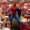 Estatua de fibra de vidrio Marvel Spider Man Estatua de Spiderman de tamaño real