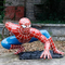 Статуя человека-паука чуда стеклоткани в натуральную величину статуя человека-паука